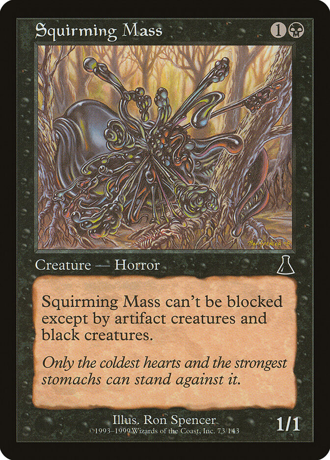 Magic-kaart Squirming Mass UDS-73 uit Urza's Destiny (Common) Image principale du produit