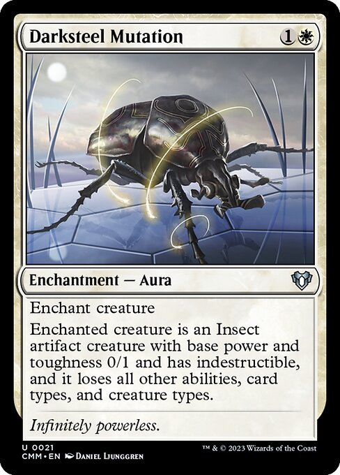 Darksteel Mutation – Commander Masters (CMM-21) Magic: The Gathering card