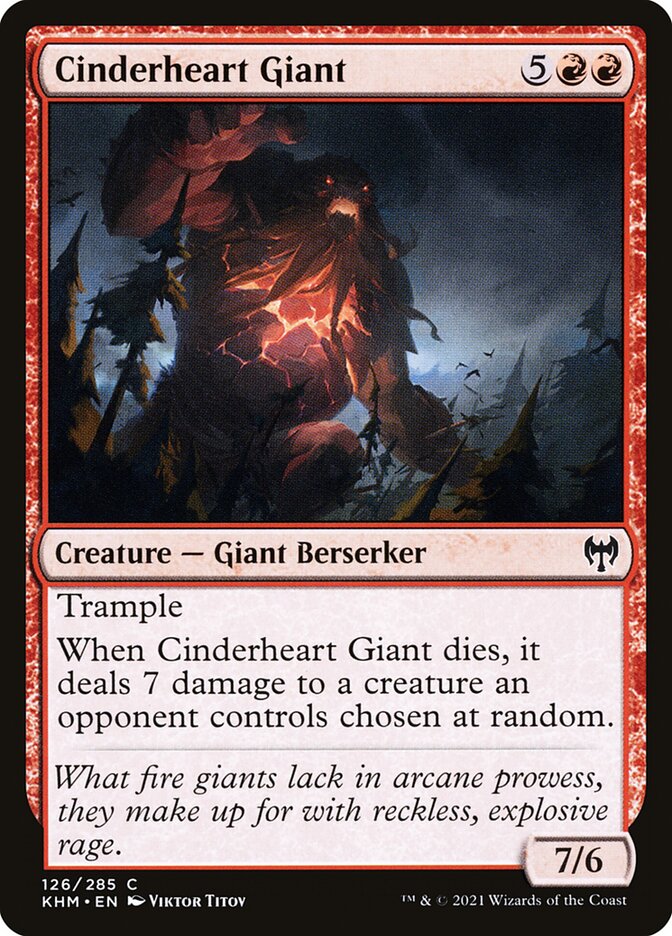 Cinderheart Giant - Kaldheim (Common) [KHM-126]