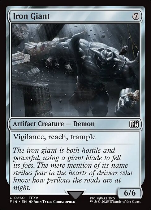 Iron Giant – Final Fantasy (FIN-260) Magic: The Gathering card | LC-REM-20260804-15340042617164-e48cf6d5-4d32-4b66-80be-3495ecd3e906