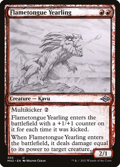 Flametongue Yearling – Modern Horizons 2 (MH2-350) Magic: The Gathering card | LC-REM-20260804-15151297954124-e4d35091-c272-4679-aa20-7889e9cdcd41