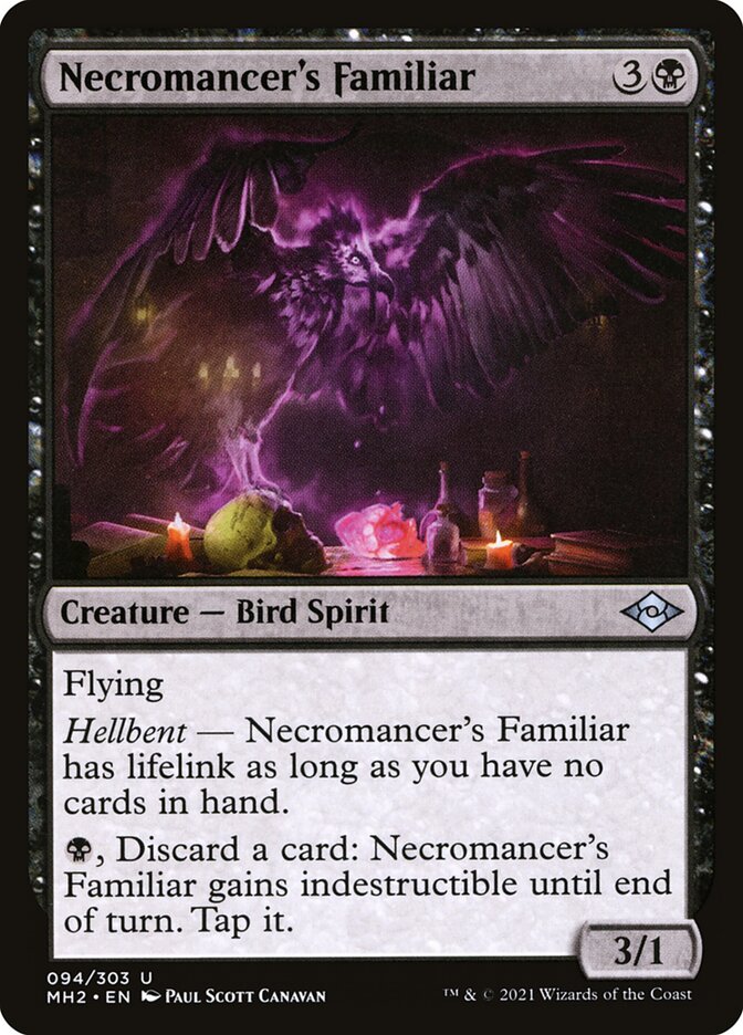 Necromancer's Familiar - Modern Horizons 2 (Uncommon) [MH2-94] Image principale du produit