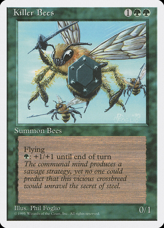 Magic-kaart Killer Bees 4ED-254 uit Fourth Edition (Uncommon)