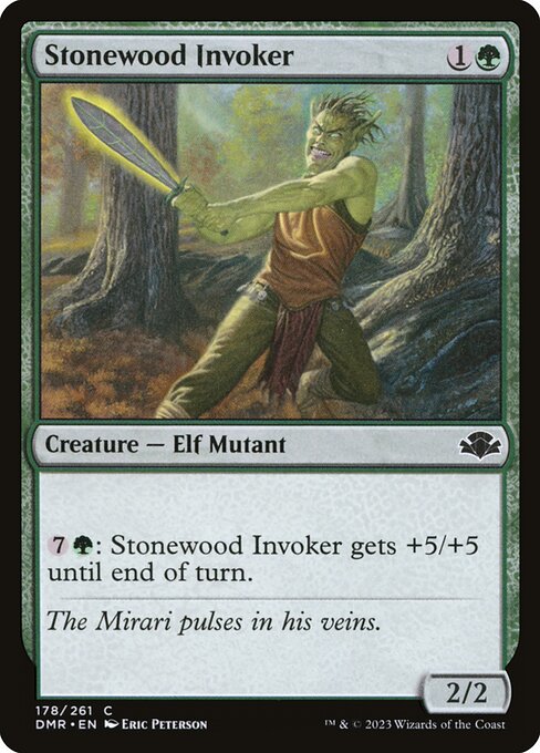 Stonewood Invoker – Dominaria Remastered (DMR-178) Magic: The Gathering card