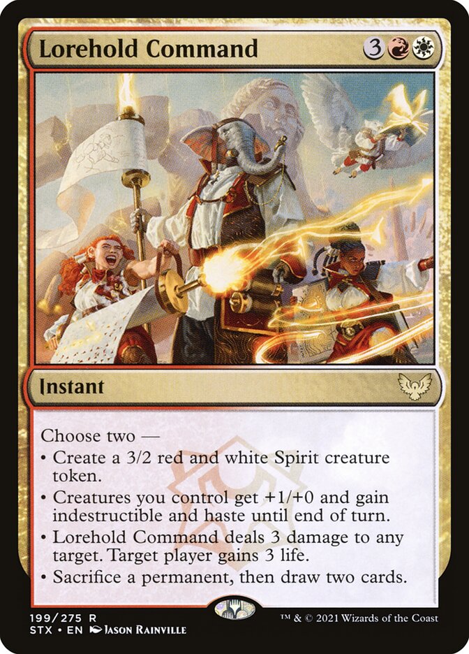 Lorehold Command - Strixhaven: School of Mages (Rare) [STX-199] Imagen principal del producto