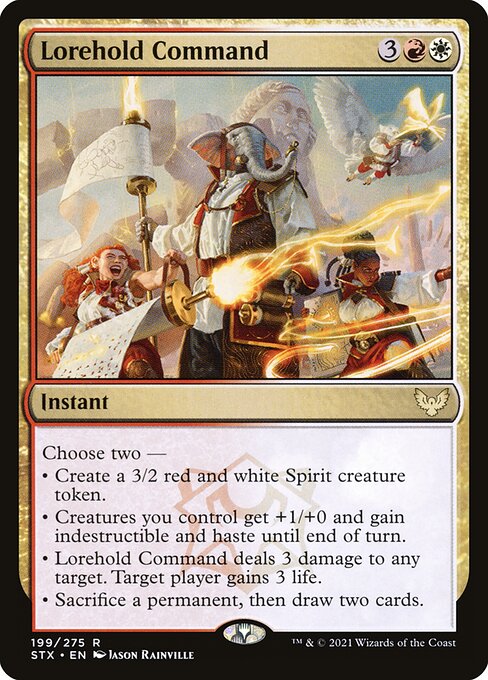 Lorehold Command – Strixhaven: School of Mages (STX-199) Magic: The Gathering card