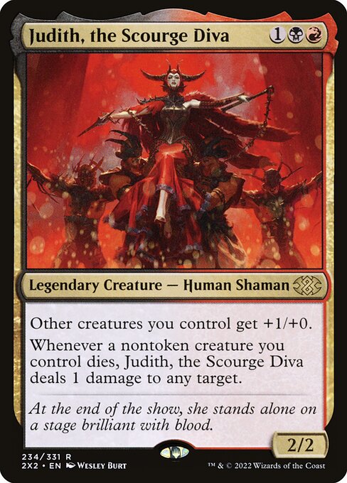 Judith, the Scourge Diva – Double Masters 2022 (2X2-234) Magic: The Gathering card