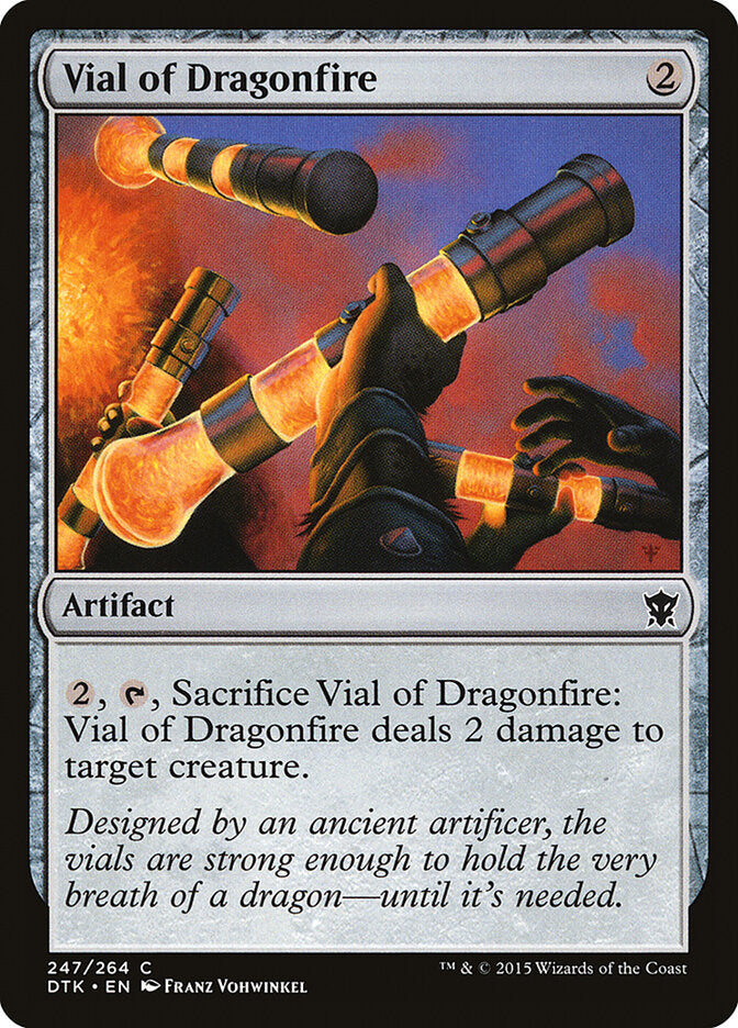 Vial of Dragonfire - Dragons of Tarkir (Common) [DTK-247] Imagen principal del producto