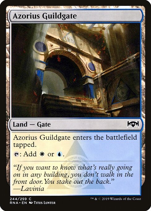 Azorius Guildgate – Ravnica Allegiance (RNA-244) Magic: The Gathering card | LC-REM-20260804-15150887567692-e52013ba-9b17-497b-a844-1e7eb5607019 Main image