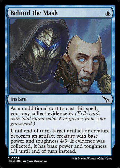 Behind the Mask – Murders at Karlov Manor (MKM-39) Magic: The Gathering card | LC-REM-20260804-15681715241292-e522b043-fbd8-48a4-9f20-39e2a66a35ec