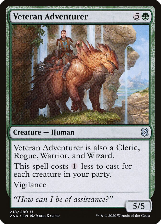 Veteran Adventurer - Zendikar Rising (Uncommon) [ZNR-218]