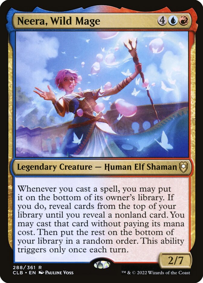 Neera, Wild Mage - Commander Legends: Battle for Baldur's Gate (Rare) [CLB-288] Hoofdafbeelding