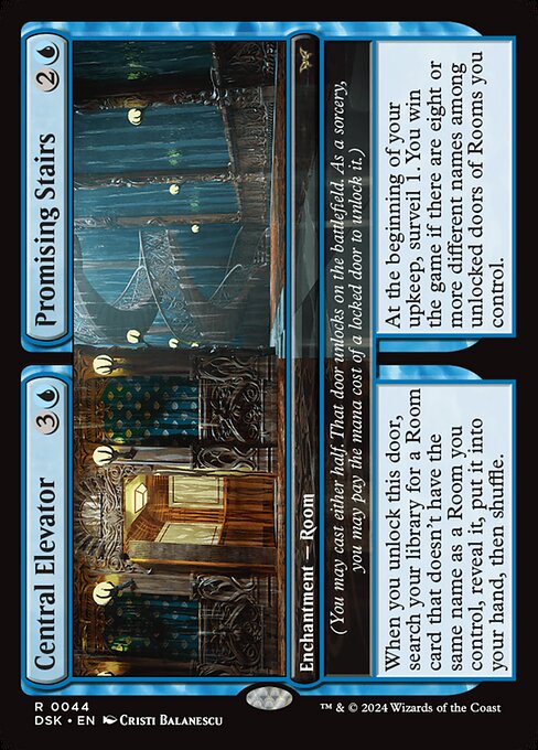 Central Elevator // Promising Stairs – Duskmourn: House of Horror (DSK-44) Magic: The Gathering card | LC-REM-20260804-15517353673036-e548befc-4cd4-46be-951f-045452261cda