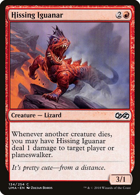 Hissing Iguanar – Ultimate Masters (UMA-134) Magic: The Gathering card | LC-REM-20260804-15610378158412-e549b7d4-0120-44d1-8692-e5e997d26535