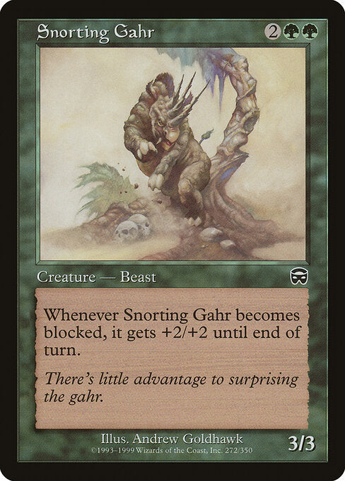 Snorting Gahr – Mercadian Masques (MMQ-272) Magic: The Gathering card | LC-REM-20260804-15526088081740-e568503e-a886-4c8b-9d46-8520c2cdda48