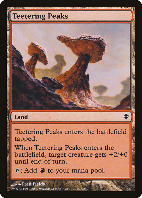 Teetering Peaks – Zendikar (ZEN-226) Magic: The Gathering card