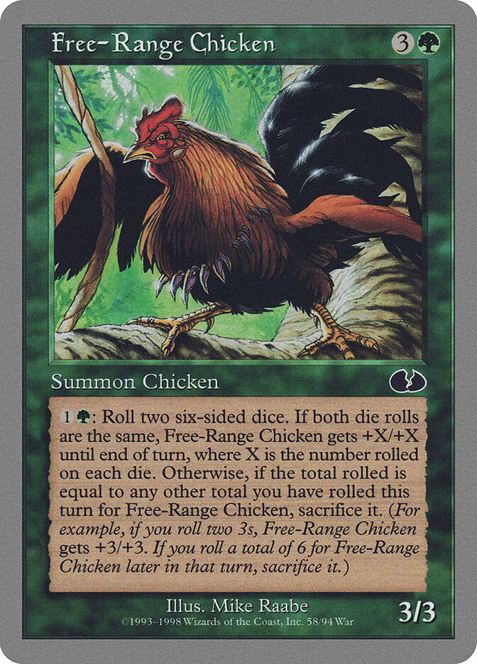 Magic-kaart Free-Range Chicken UGL-58 uit Unglued (Common) Main image