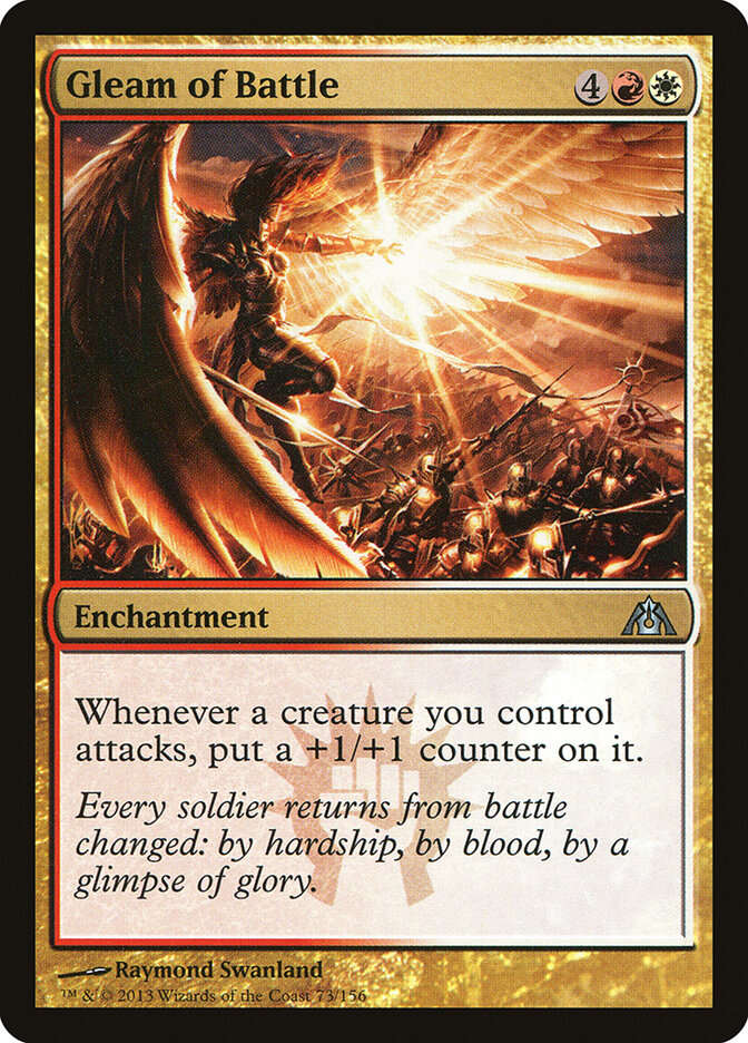 Gleam of Battle - Dragon's Maze (Uncommon) [DGM-73]