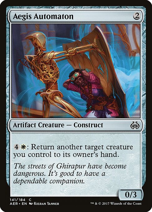 Aegis Automaton – Aether Revolt (AER-141) Magic: The Gathering kaart