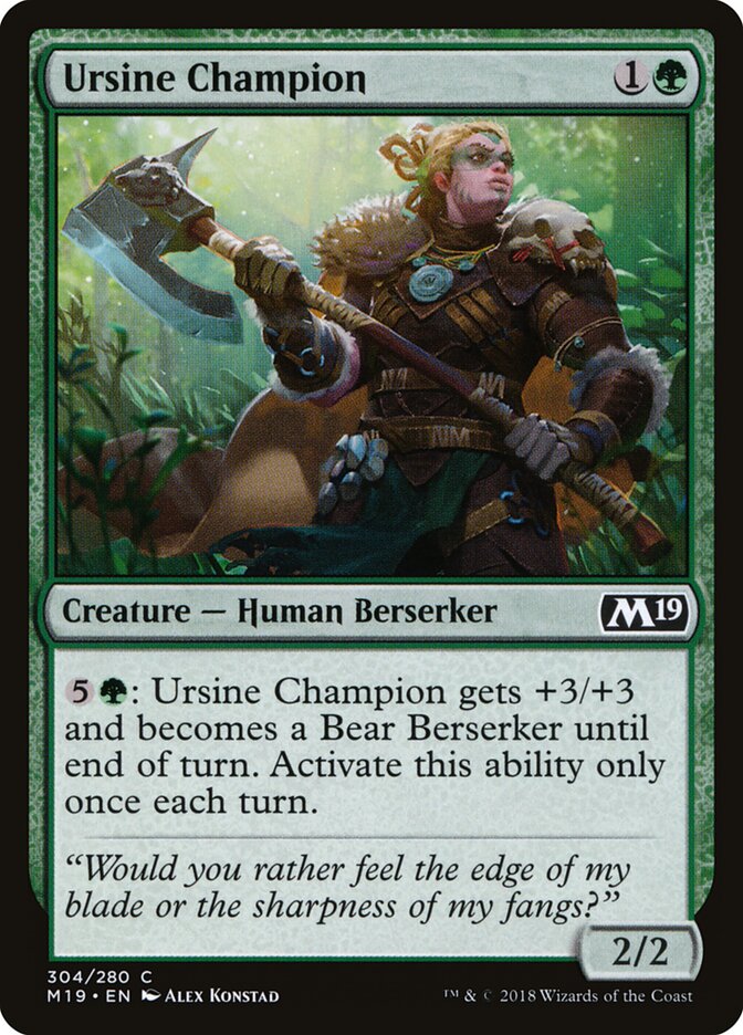 Ursine Champion - Core 2019 (Common) [M19-304] Hoofdafbeelding