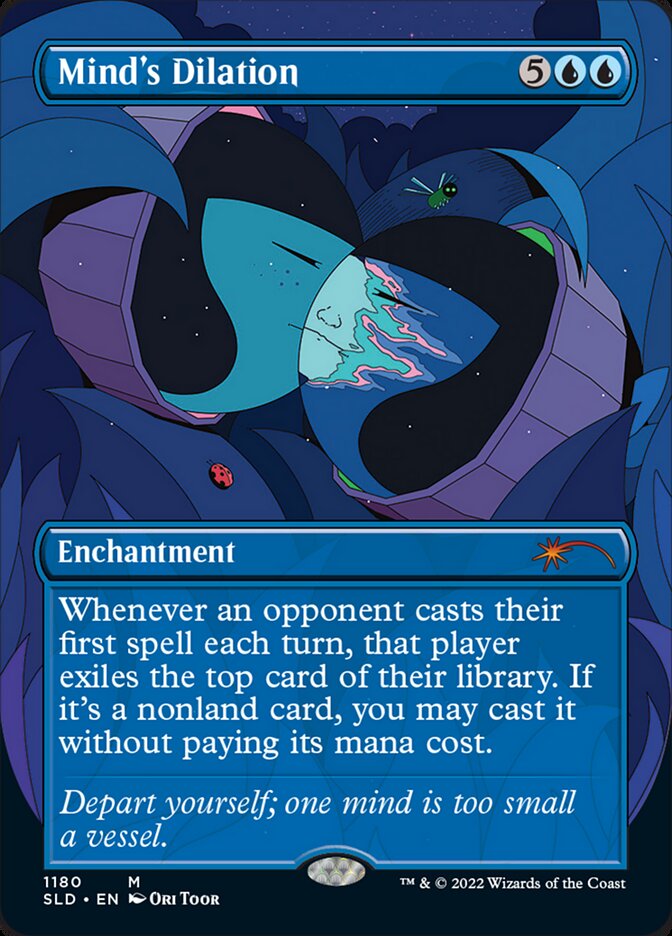 Magic-kaart Mind's Dilation SLD-1180 uit Secret Lair Drop (Mythic) Image principale du produit
