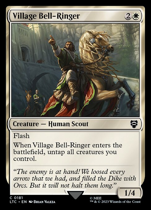 Village Bell-Ringer – Tales of Middle-earth Commander (LTC-181) Magic: The Gathering card | LC-REM-20260804-15151729213772-e62563c6-a7cd-40a9-afb8-14e49d4edb4a