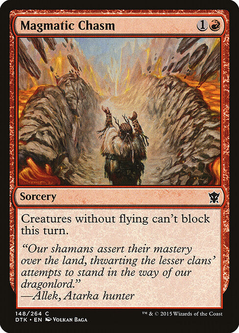 Magmatic Chasm – Dragons of Tarkir (DTK-148) Magic: The Gathering card
