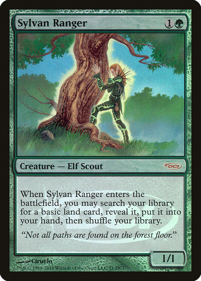 Magic-kaart Sylvan Ranger GW-51 uit Gateway Promos (Rare) Hauptbild