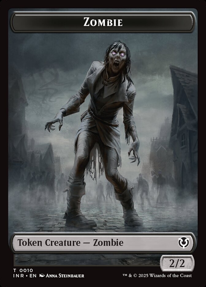 Magic-kaart Zombie // Blood Token TINR-10 uit Innistrad Remastered Tokens (Token) Imagen principal del producto