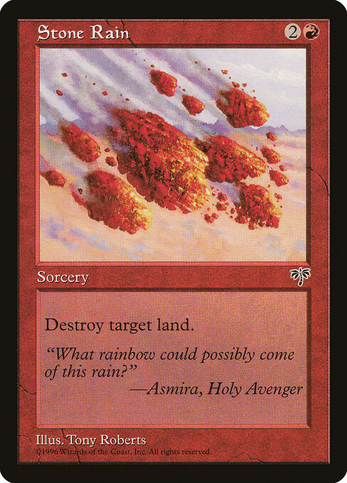 Stone Rain – Mirage (MIR-194) Magic: The Gathering card | LC-REM-20260804-15846242320716-e64bc56f-9e0b-478e-9af4-5333ec2da1c3