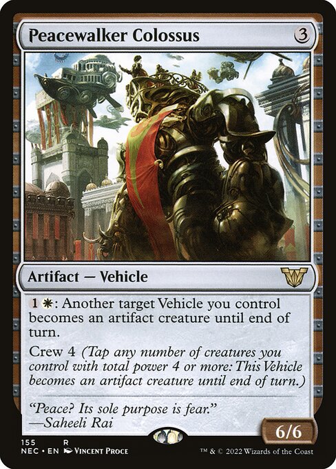 Peacewalker Colossus – Commander: Kamigawa: Neon Dynasty (NEC-155) Magic: The Gathering card