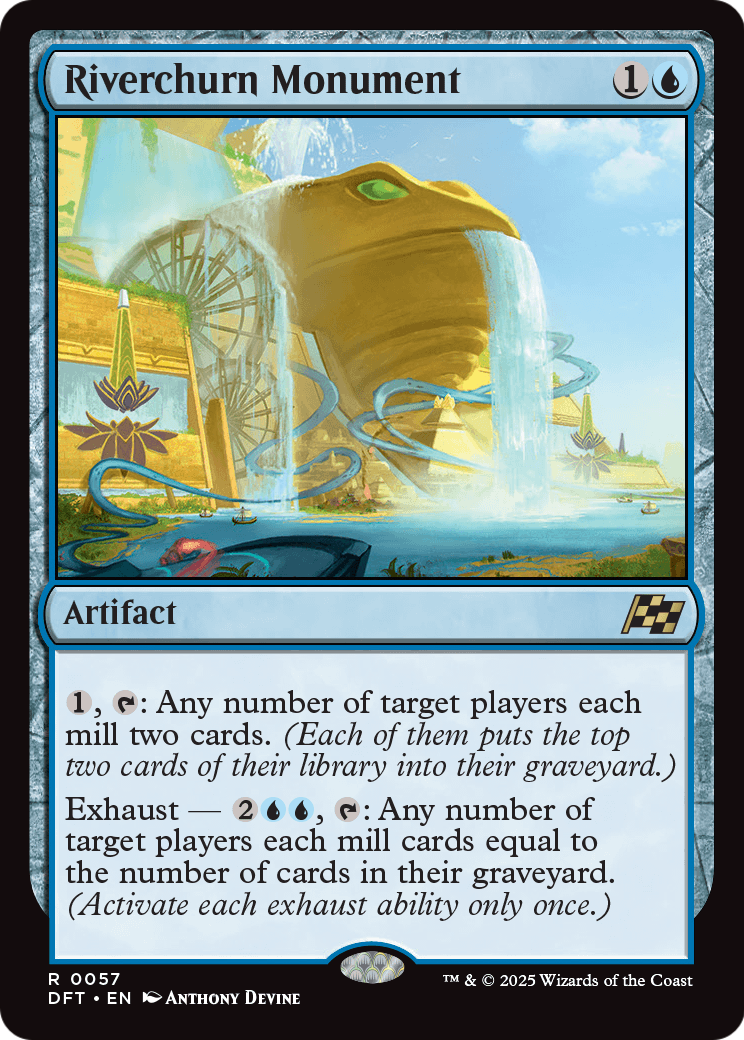 Riverchurn Monument – Aetherdrift 57 – Magic: The Gathering single card Main image