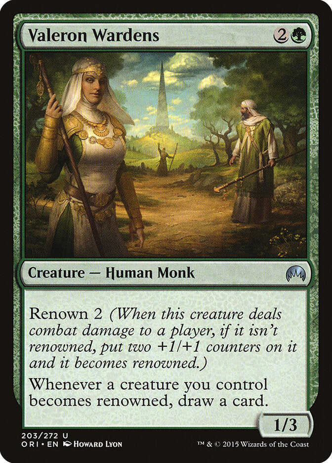 Valeron Wardens - Magic Origins (Uncommon) [ORI-203] Main image