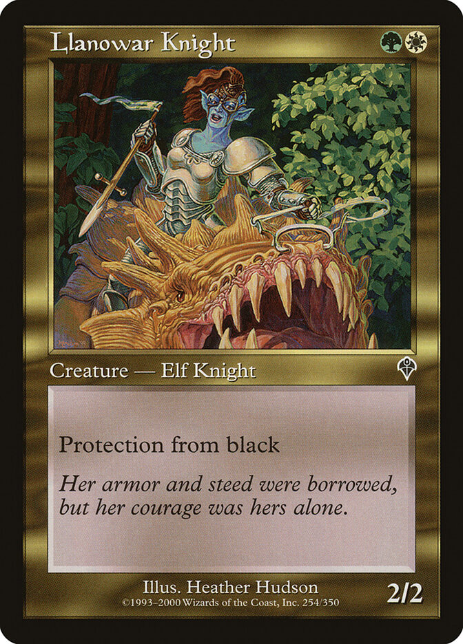 Llanowar Knight - Invasion (Common) [INV-254]