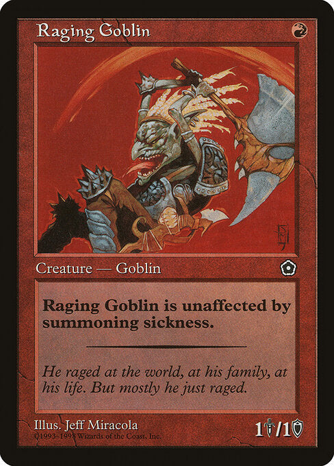 Raging Goblin – Portal Second Age (P02-114) Magic: The Gathering card | LC-REM-20260804-15151506456908-e6df5a36-7bd4-4456-a462-54f65089826c