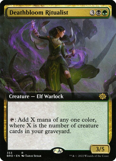 Deathbloom Ritualist – The Brothers' War (BRO-353) Magic: The Gathering card | LC-REM-20260804-15151868445004-e6e988c8-c70f-4995-b500-8bc0fa580f1d