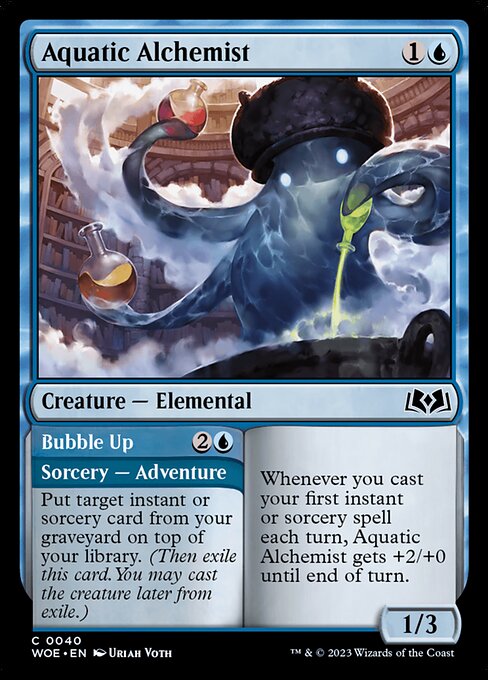 Aquatic Alchemist // Bubble Up – Wilds of Eldraine (WOE-40) Magic: The Gathering card | LC-REM-20260804-15681713799500-e6f03f21-aeb9-428b-9167-b2604919bdd8 Hoofdafbeelding