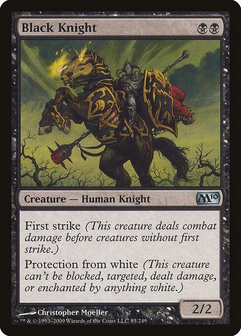 Black Knight – Magic 2010 (M10-85) Magic: The Gathering card | LC-REM-20260804-15151522349388-e710e692-3802-4d5c-9ba9-e55a0c602f52