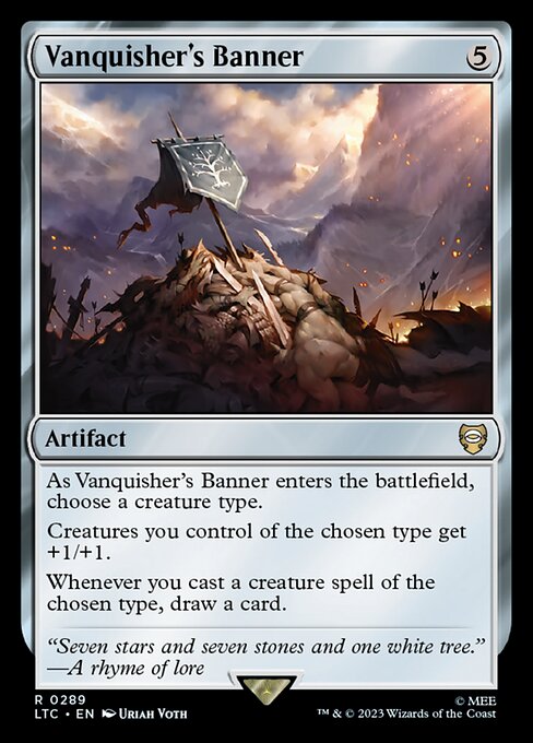Vanquisher's Banner – Tales of Middle-earth Commander (LTC-289) Magic: The Gathering card | LC-REM-20260804-15151670362444-e715f4e0-6ef4-40da-bc6c-84709e910cad