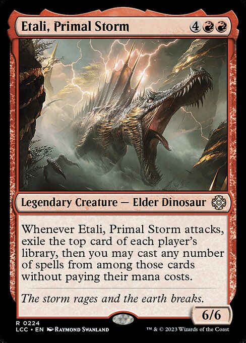 Etali, Primal Storm – Commander: The Lost Caverns of Ixalan (LCC-224) Magic: The Gathering card Image principale du produit