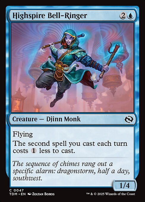 Highspire Bell-Ringer – Tarkir: Dragonstorm (TDM-47) Magic: The Gathering card | LC-REM-20260804-15401881502028-e75dccf7-2894-4c4a-b516-3eee73acddd3