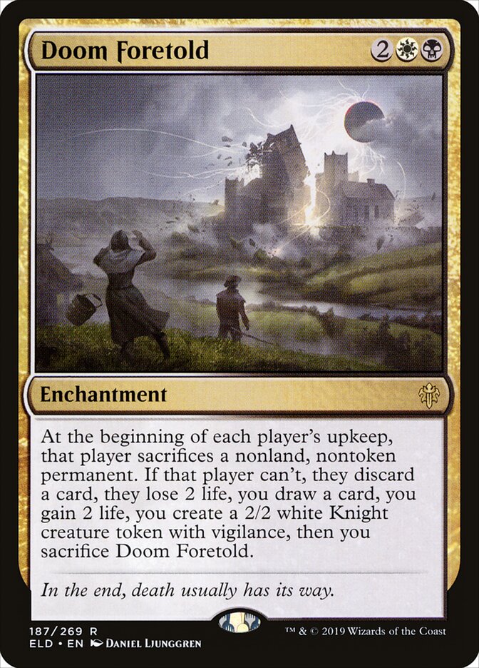 Doom Foretold - Throne of Eldraine (Rare) [ELD-187]