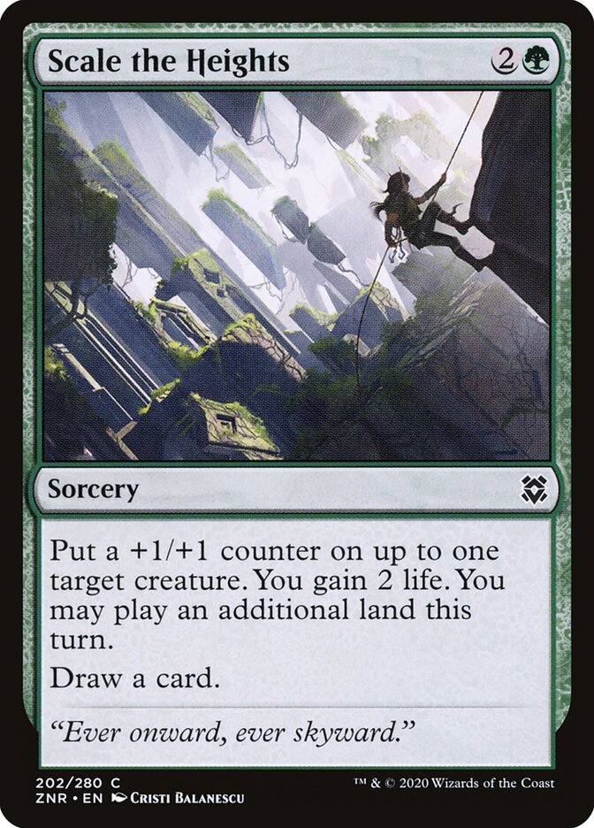 Scale the Heights - Zendikar Rising (Common) [ZNR-202]
