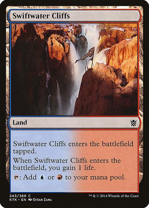 Swiftwater Cliffs – Khans of Tarkir (KTK-243) Magic: The Gathering card Immagine principale del prodotto