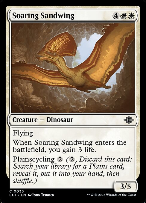 Soaring Sandwing – The Lost Caverns of Ixalan (LCI-35) Magic: The Gathering card