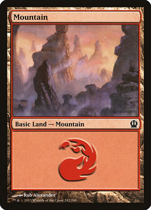 Mountain – Theros (THS-242) Magic: The Gathering card | LC-REM-20260804-15909418500428-e78801a7-af8c-4f1d-b29e-7a36676b6818