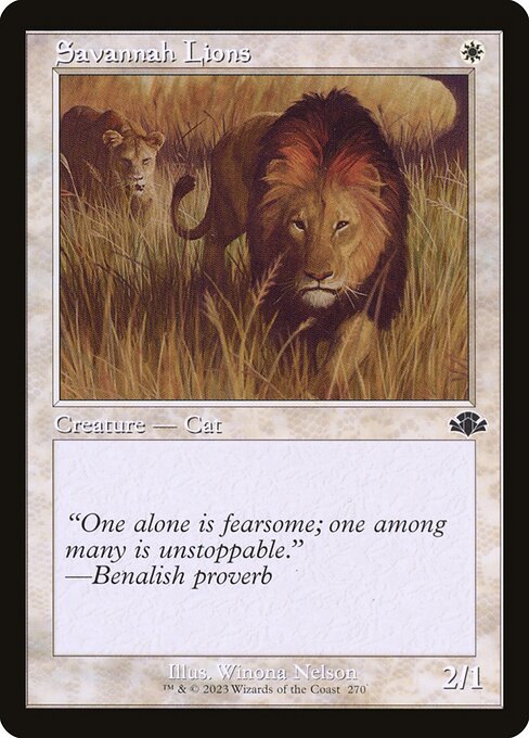 Savannah Lions – Dominaria Remastered (DMR-270) Magic: The Gathering card | LC-REM-20260804-15151009759564-e79d52e0-dfa6-4ac0-909e-81d1a16b84b4 Immagine principale del prodotto