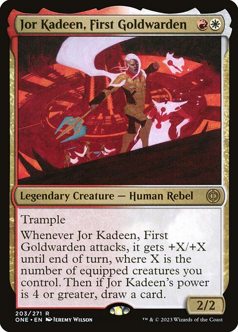 Jor Kadeen, First Goldwarden – Phyrexia: All Will Be One (ONE-203) Magic: The Gathering card