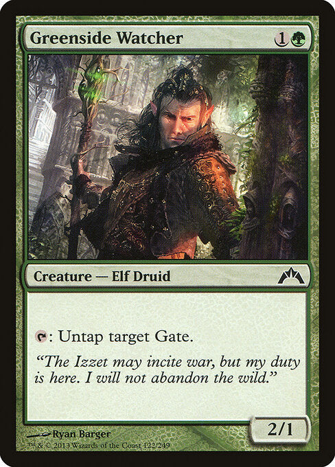 Greenside Watcher – Gatecrash (GTC-122) Magic: The Gathering card