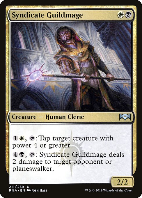 Syndicate Guildmage – Ravnica Allegiance (RNA-211) Magic: The Gathering card